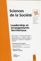 Leadership et arrangements territoriaux