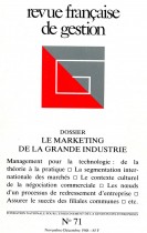 Le marketing de la grand industrie