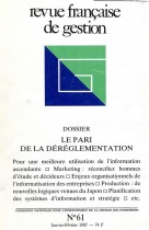 Le pari de la déréglementation