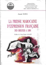 La presse Marocaine d'expression français : Des origines à 1956