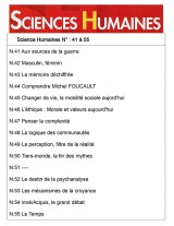 Sciences Humaines Classeur (N° 41 à 55)