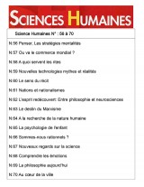 Sciences Humaines Classeur (N° 56 à 70)