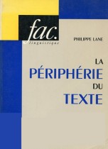 La périphérie du texte